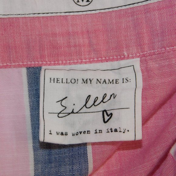 Frank & Eileen - Eileen Relaxed Button Up Shirt Woven In Italy Size Medium - Picture 11 of 14